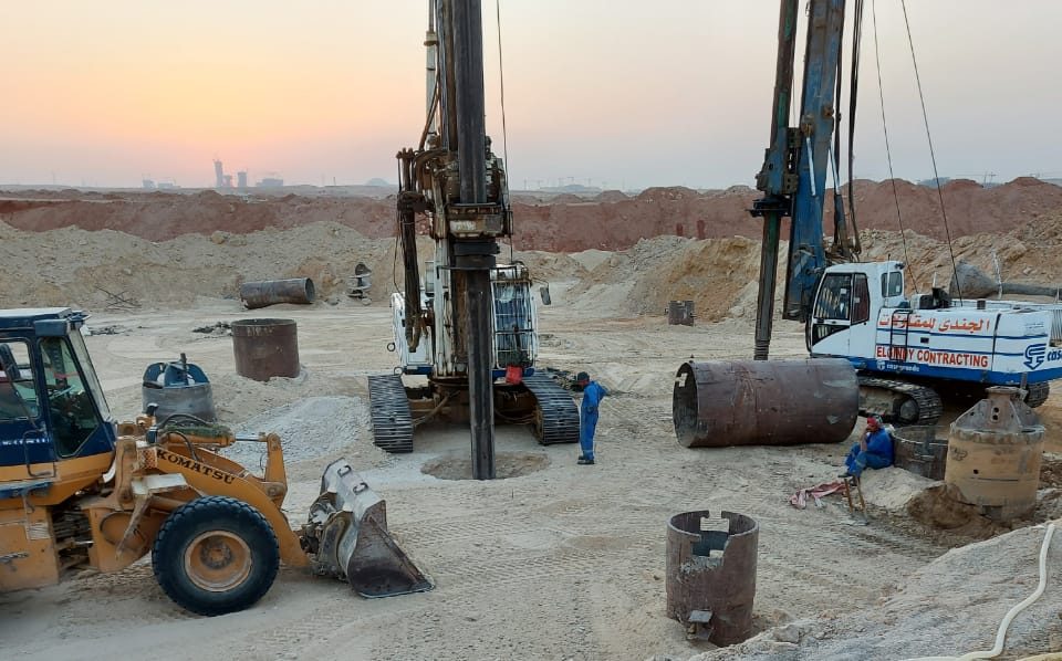 dock piling installation