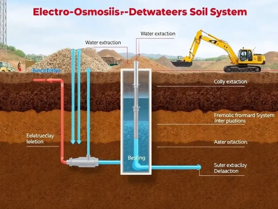 Electro Osmosis Dewatering System