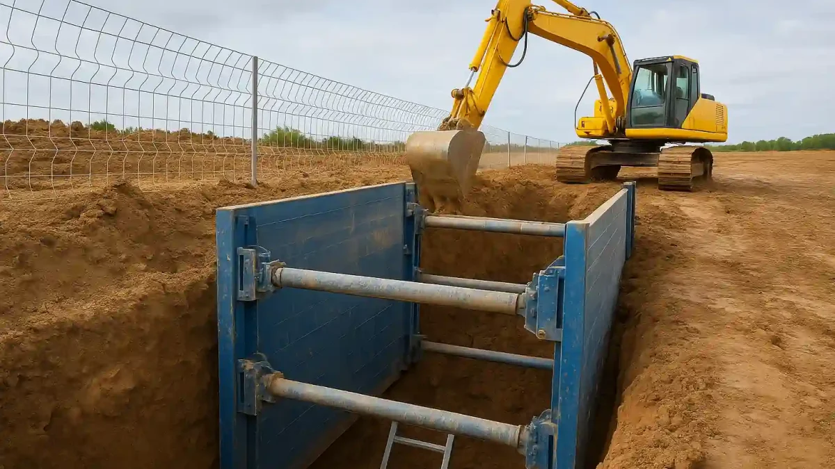 portable trench shoring