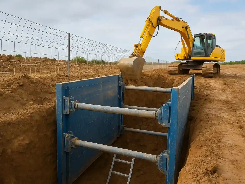 portable trench shoring